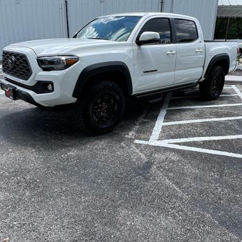 Black car after detailing